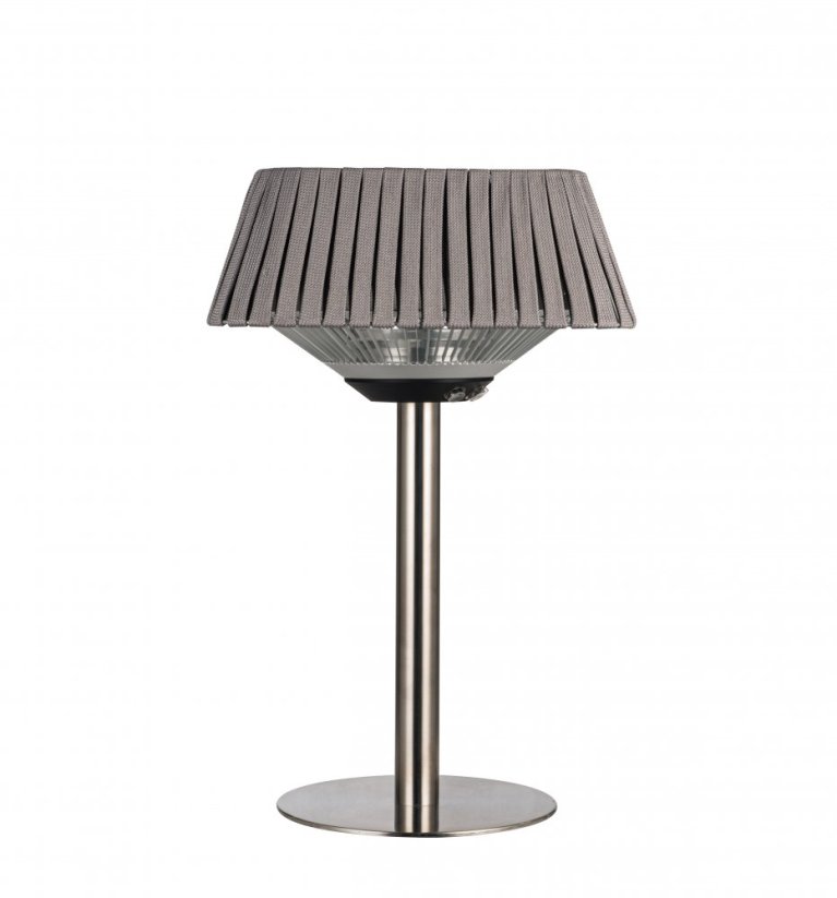 outdoor garden heater MERKUR T table heater with lamp and shade