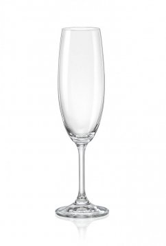 Sklenice na šampaňské Lara 220 ml, 6 ks 1